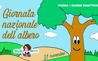 Giornata Nazionale dell’albero | poesia e schede didattiche