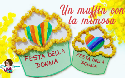 Un muffin con la mimosa per la festa della donna